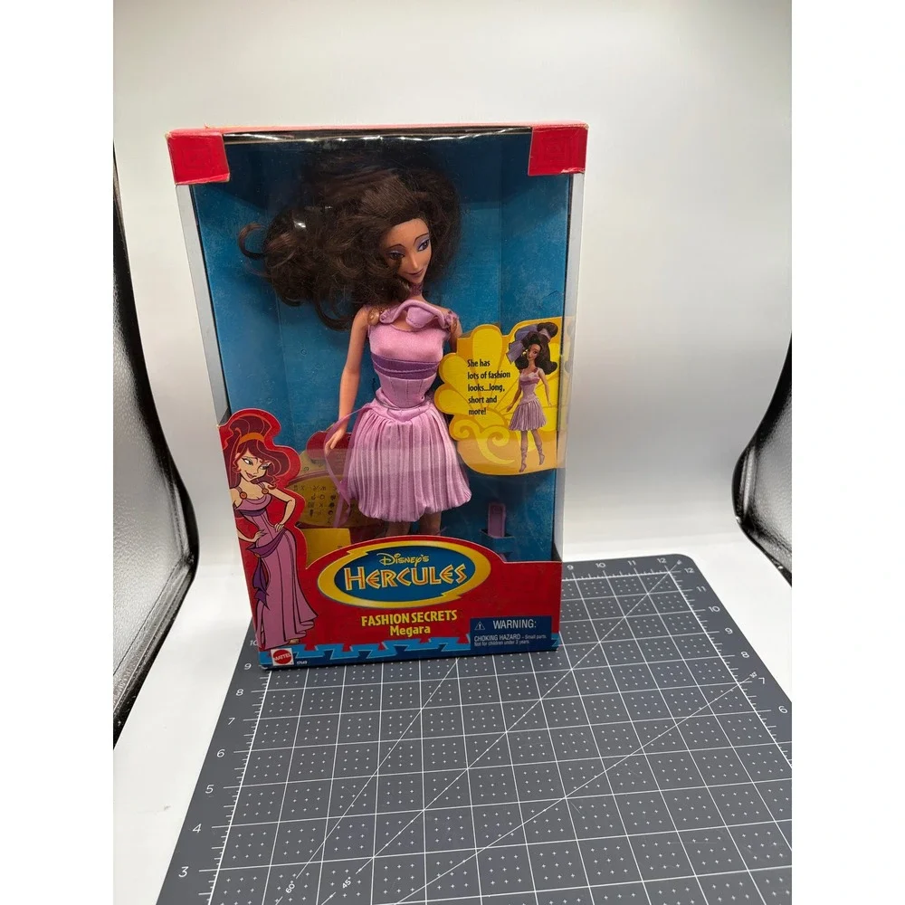 Disney Hercules Fashion Secrets Megara Doll Mattel Vintage 1997 In Box